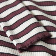 T-Shirt Bordeaux/Blanc Fille Name i Tala vue 3