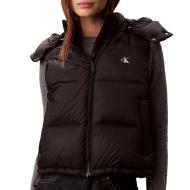 Blouson Sans Manches Noir Femme Calvin Klein Jeans Essential pas cher