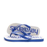 Tongs Blanc/Bleu Mixte Havaianas Logomania 2