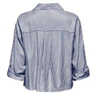 Chemise à Rayures Gris/Blanc Femme JDY Selma vue 2