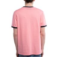 T-Shirt Rose/Noir Homme Teddy Smith Ticlass vue 2