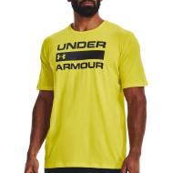 T-shirt Jaune Fluo Homme Under Armour Team Issue