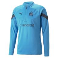 OM Sweat 1/4 zip Training Bleu Homme Puma 22/23 pas cher