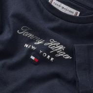 T-shirt Noir Fille Tommy Hilfiger Foil vue 3
