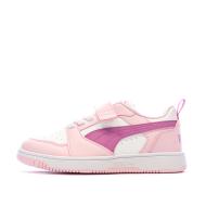 Zapatillas de deporte rosas para niña Puma Rebound barato