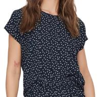 Blouse Marine à pois Femme JDY Piper