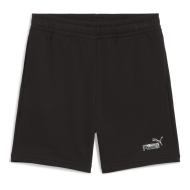 Short Noir Garçon Puma Ess Camo Shorts Tr B pas cher