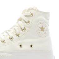Baskets Blanches Femme Converse Platform High vue 7