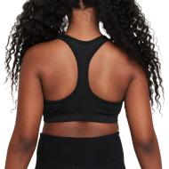 Brassière Noires Fille Nike Swoosh vue 2