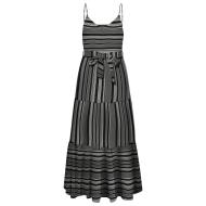 Robe Noire/Beige Femme Vero Moda Dicthe pas cher