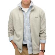 Sweat Zippé Gris Chiné Homme Superdry Essential pas cher