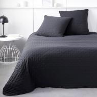 Couvre lit Noir + 2 Taies D'oreiller Today 260x240cm