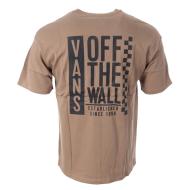 T-shirt Taupe Homme Vans Logo Ss Tee Tpt 2 vue 2