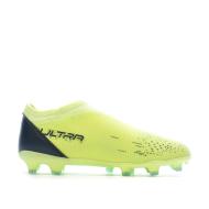 Chaussures de football Jaune Garçon Puma Ultra Match vue 2