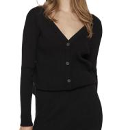 Gilet Noir Femme Vila Vicomfy pas cher