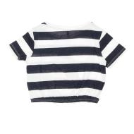 T-shirt Blanc/Marine Fille Kids Only Knot Stripe vue 2
