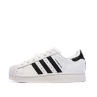 Baskets Blanc/Noir Junior Adidas Superstar II pas cher