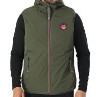 Doudoune Sans Manches Kaki Homme Geographical Norway Veritable