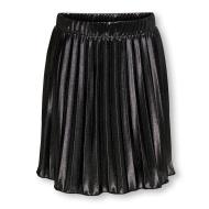 Jupe Grise Métallique Fille Kids ONLY Lyon Pleated Shine vue 2