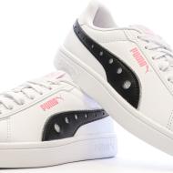 Baskets Blanc/Noir Fille Puma Smash 3.0 Dance Party vue 7