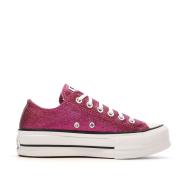 Baskets Roses Femme Converse Chuck Taylor All Star Lift A05438C vue 2