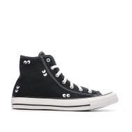 Baskets Noires Garçon/Fille Converse Chuck Taylor All Star Eyes vue 2