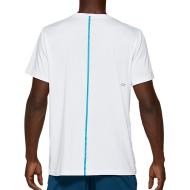 Maillot de sport Blanc Homme Asics Solid vue 2