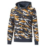 Sweat Noir/Orange Garçon Puma Jr Ess+ Camo pas cher