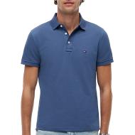 Blaues Herren-Polohemd von Tommy Hilfiger, Regular-Passform
