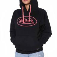 Sweat Noir/Rose Femme Von Dutch Jill