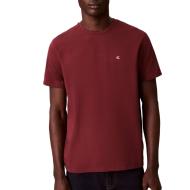 T-Shirt Bordeaux Homme Calvin Klein Jeans Classic pas cher