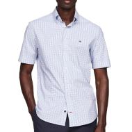 Chemise Bleu/Blanche Homme Tommy Hilfiger MW0MW35311 pas cher