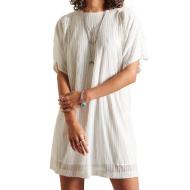 Robe Blanche à sequins Femme Superdry