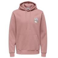 Sweat à Capuche Rose Homme Only & Sons Sabel pas cher