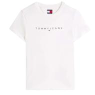 T-shirt Blanc Femme Tommy Hilfiger Linearp vue 2