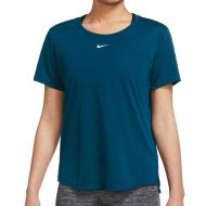 T-shirt Bleu Femme Nike One Df pas cher