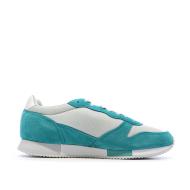 Baskets Blanches/Turquoises Femme Le Coq Sportif Alpha vue 2