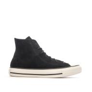 Baskets Noires Femme Converse Chuck Taylor All Star Mono Suede vue 2