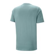 T-shirt Bleu Homme Puma Essential Logo vue 2