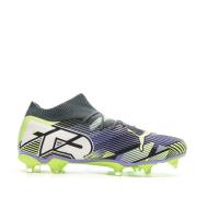 Chaussures de Football Marine/Jaune Homme Puma Future 7 Match FG/AG vue 2