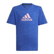 T-shirt Bleu Garçon Adidas 0912 pas cher