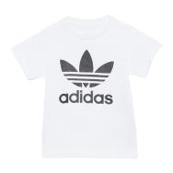 T-Shirt Blanc/Noir Garçon Adidas JE0520 pas cher