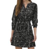 Robe Noir/Blanc à Motifs Femme JDY Piper