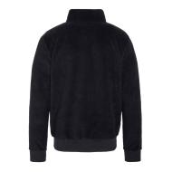 Sweat Polaire Noir Homme Schott Half Zipped vue 2