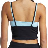 Débardeur Noir Femme Reebok Cl Wde Strappy Rib Tank vue 2