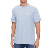 T-shirt Bleu Homme Tommy Hilfiger Small Flag