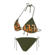 Maillot de bain Kaki/Orange Femme Von Dutch LOL