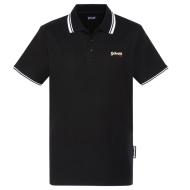 Polo Noir/Blanc Homme Schott PSWILL2 pas cher
