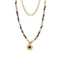 Collier Bleu/Violet Femme Clio Blue CO3938SD vue 2