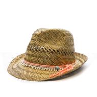 Chapeaux Paille Via Lorenzo Trilby Naturel pas cher